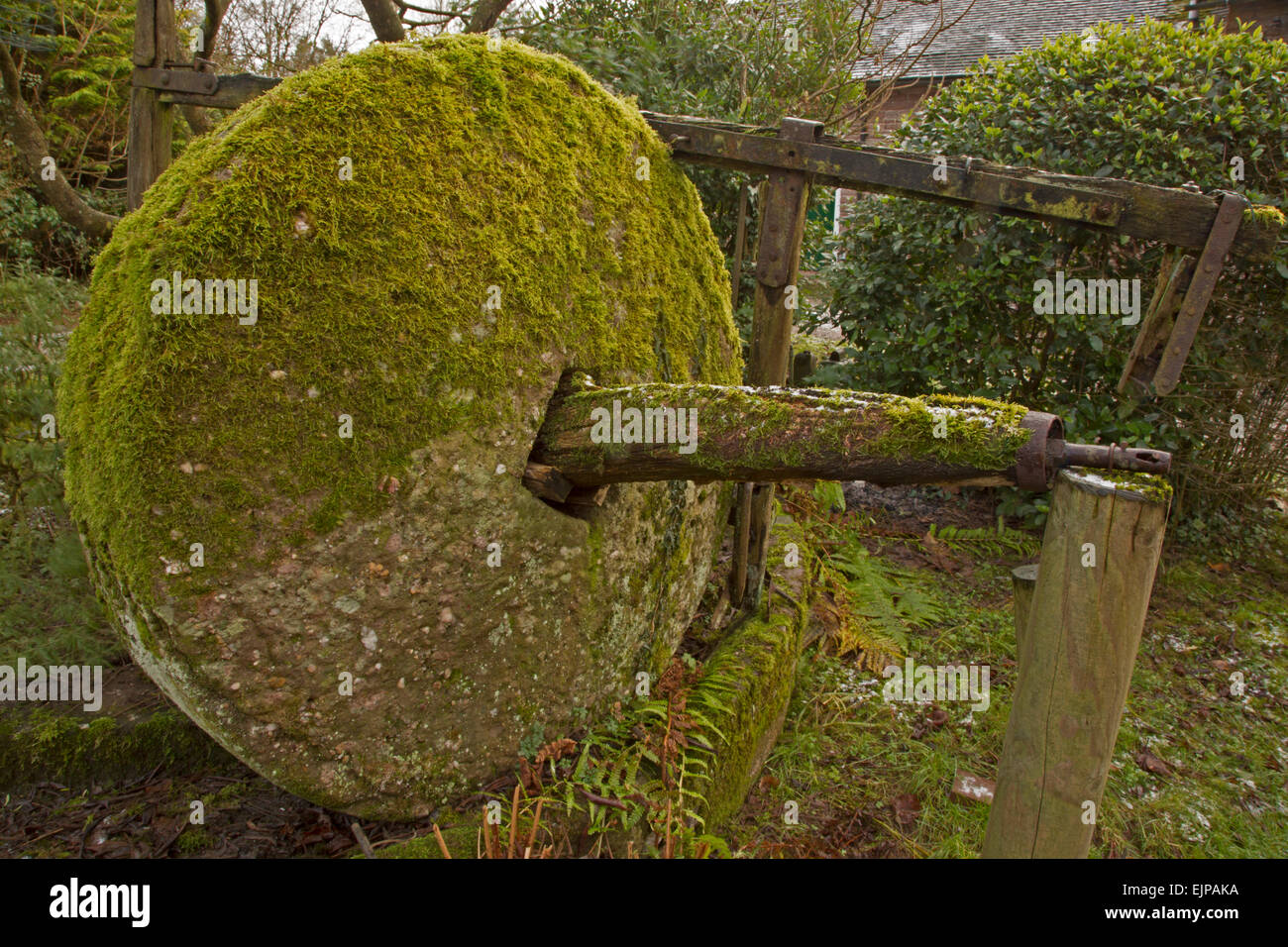 Premere il sidro di mele, UK ,costituito da conglomerato Foto Stock