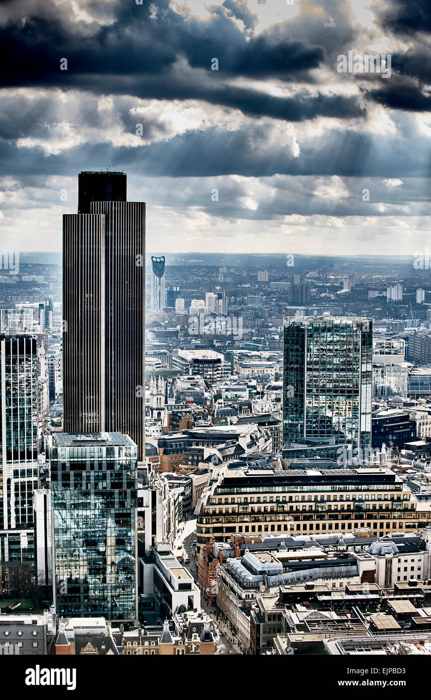 LONDON skyline della città Foto Stock