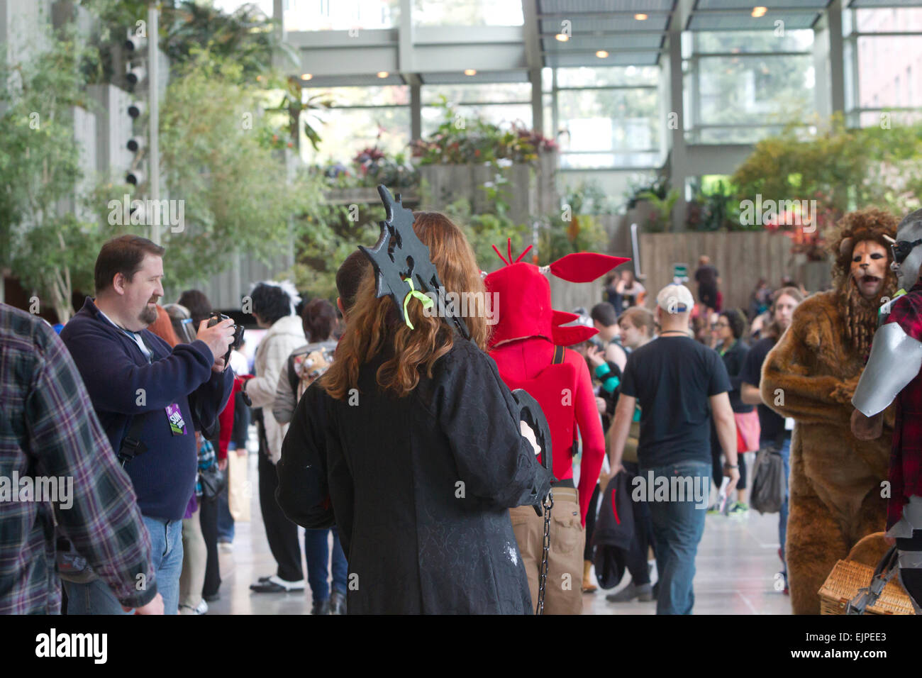 Emerald City Comicon Conferenza, Washington Trade & Convention Center, Seattle, Washington, 29 marzo 2015 Credit: Marilyn Dunstan/Alamy Live News Foto Stock