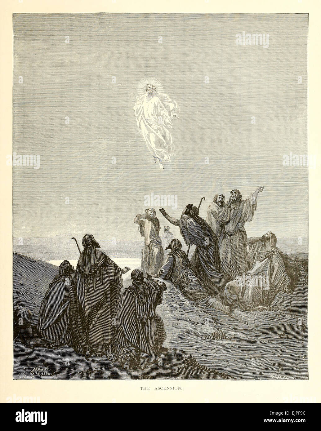 Illustrazione di Paul Gustave Doré (1832-1883) dal 1880 edizione della Bibbia. Vedere la descrizione per maggiori informazioni. Foto Stock