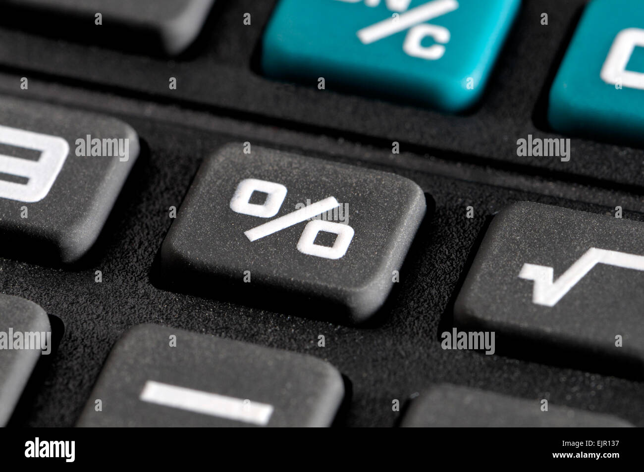 Tasto Percentuale su una calcolatrice tascabile Foto stock - Alamy