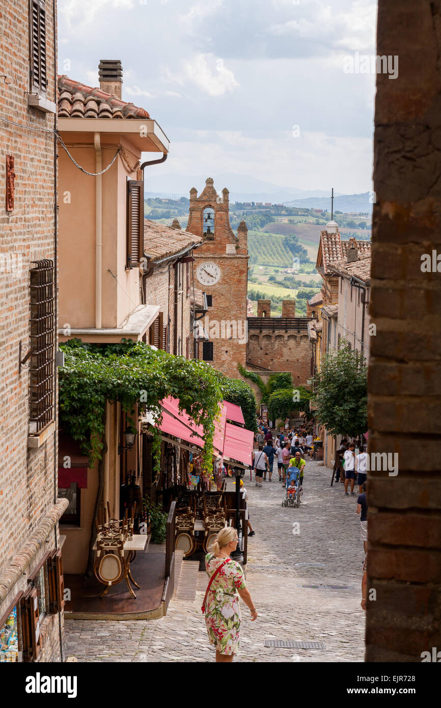 Gradara, Pesaro e Urbino, Marche, Italia Foto Stock