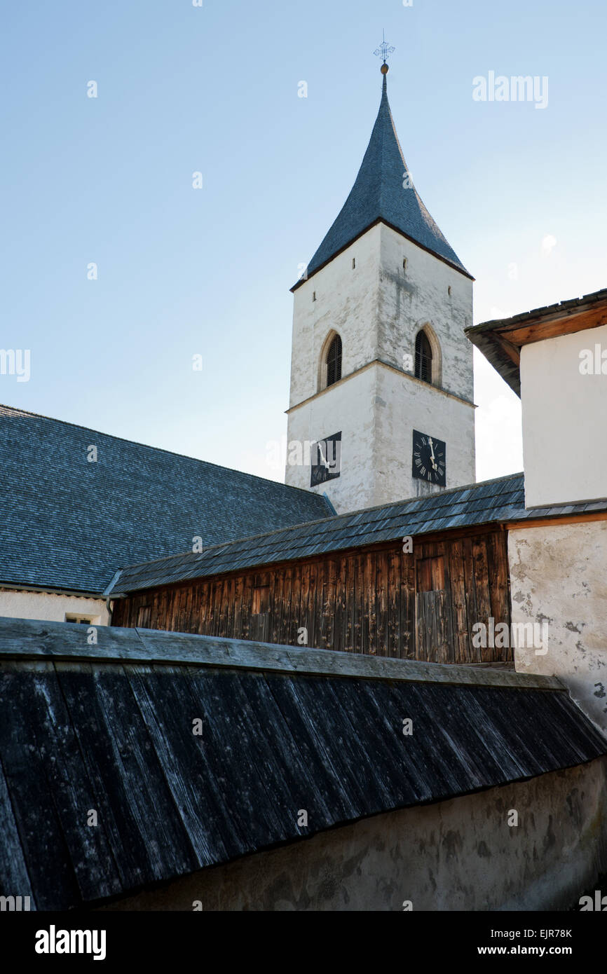 Pfarrkirche St. Georg in Pürgg, Stiria, Austria, Salzkammergut, Foto Stock