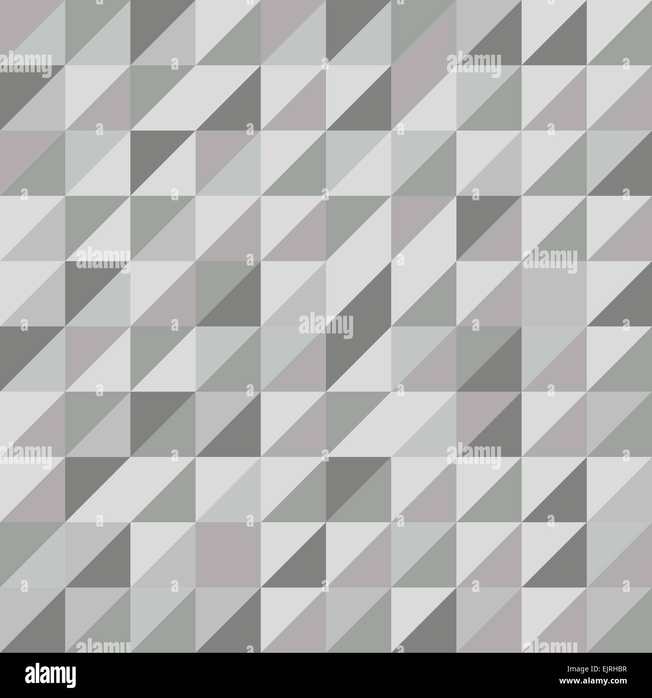 Triangolo retrò pattern con sfondo grigio, vettore di stock Illustrazione Vettoriale