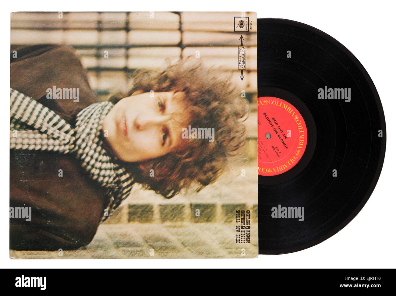 Bob Dylan BLONDE ON BLONDE album Foto Stock