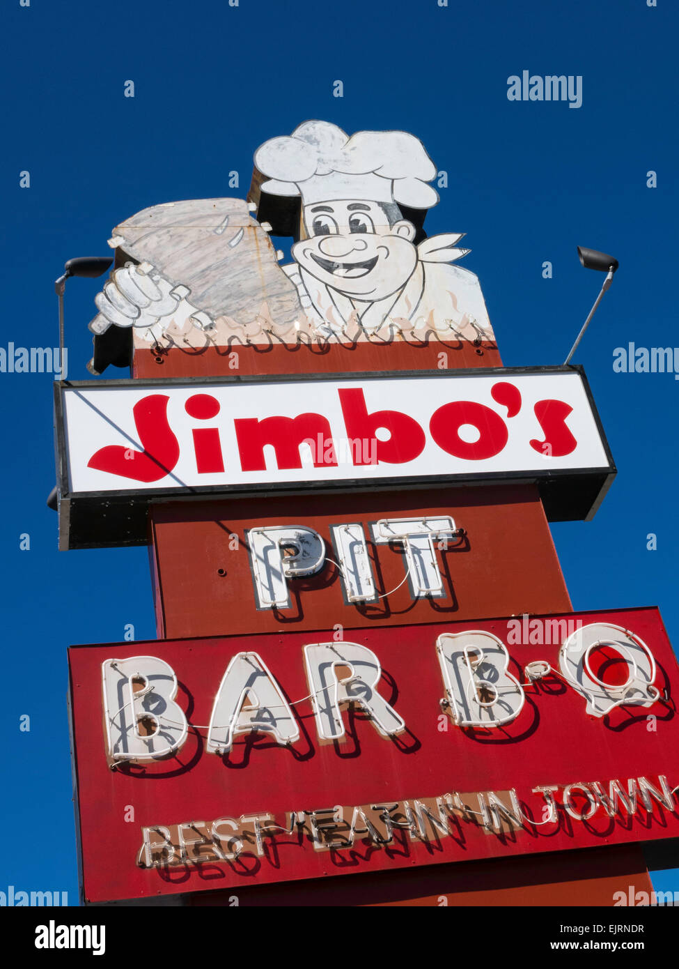 Jimbo buca Bar-B-Q il ristorante, Tampa , FL Foto Stock