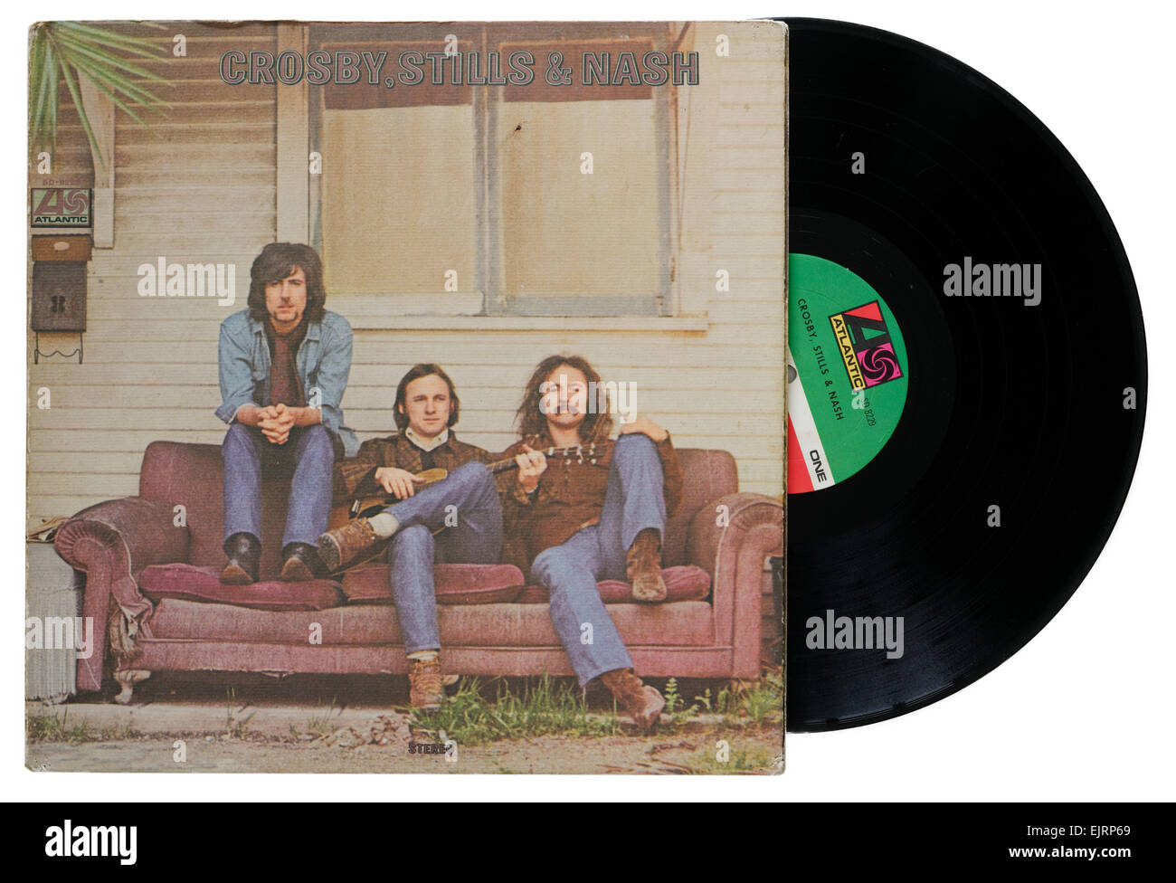 Crosby Stills e Nash album di debutto Foto Stock