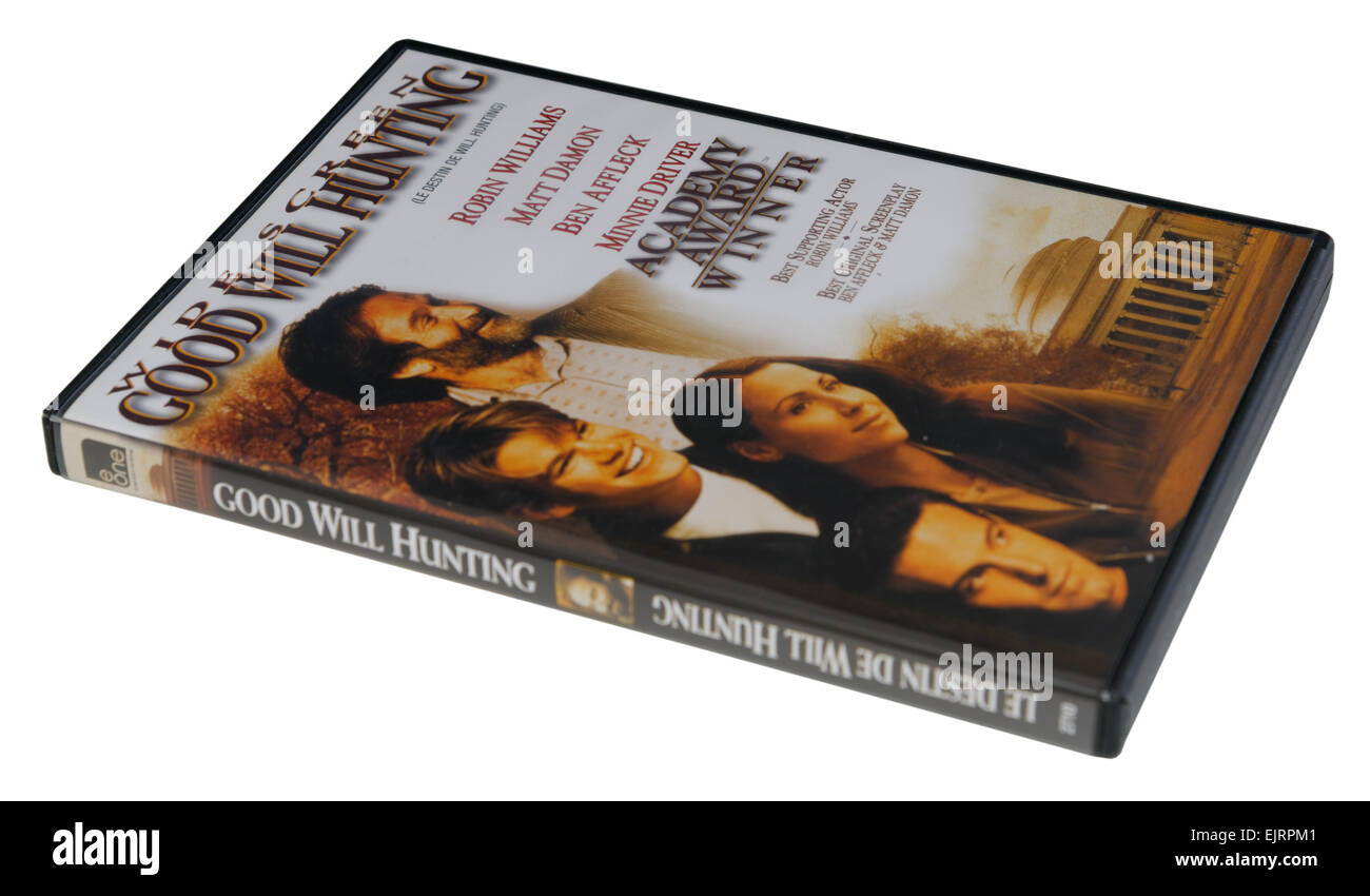 Buona Volontà a caccia di film su DVD Foto Stock