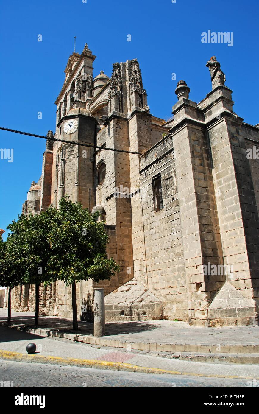 Sindaco priory chiesa in Plaza de Espana, El Puerto de Santa Maria, la provincia di Cadiz Cadice, Andalusia, Spagna, Europa occidentale. Foto Stock