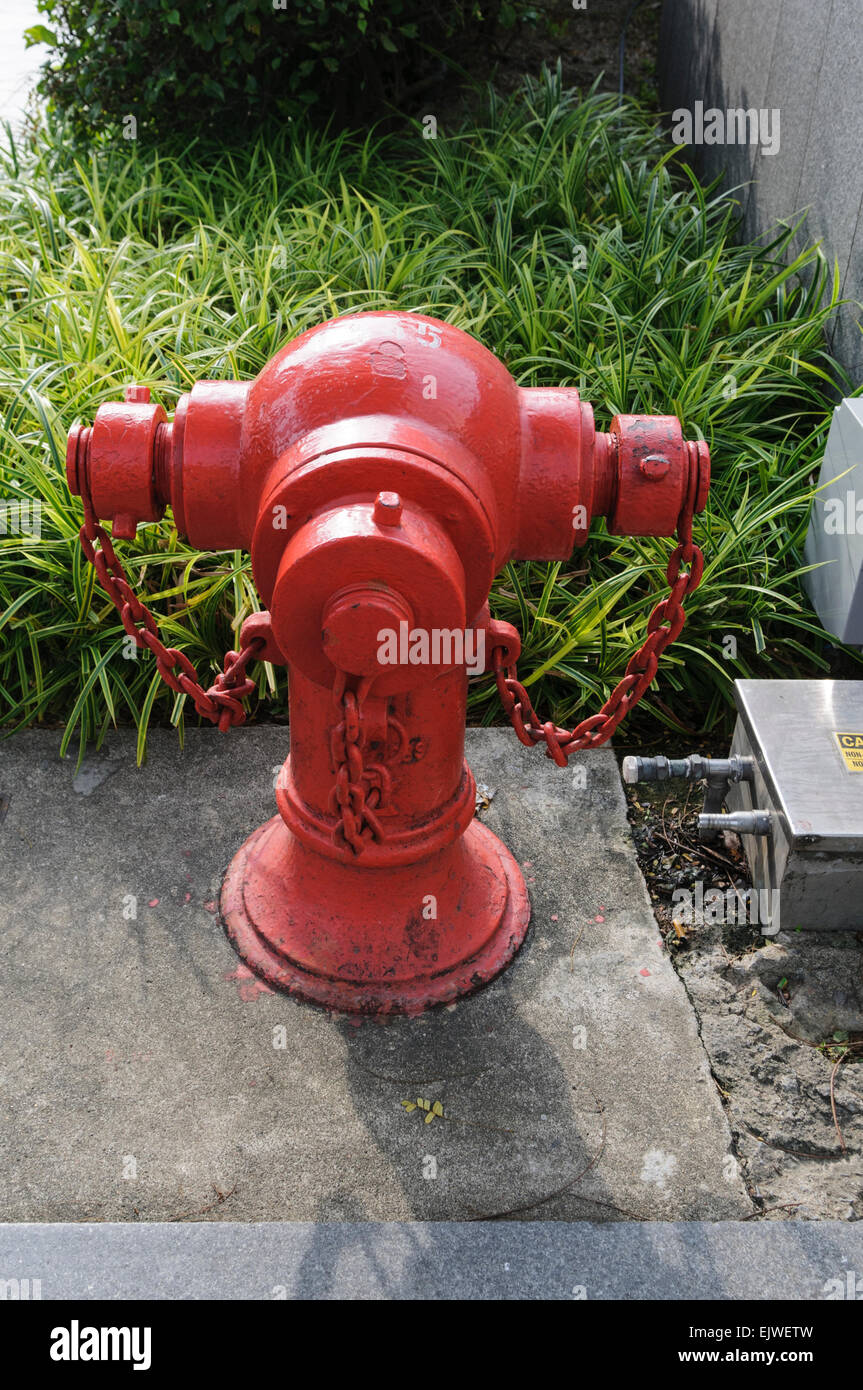 Idrante, Singapore. Foto Stock