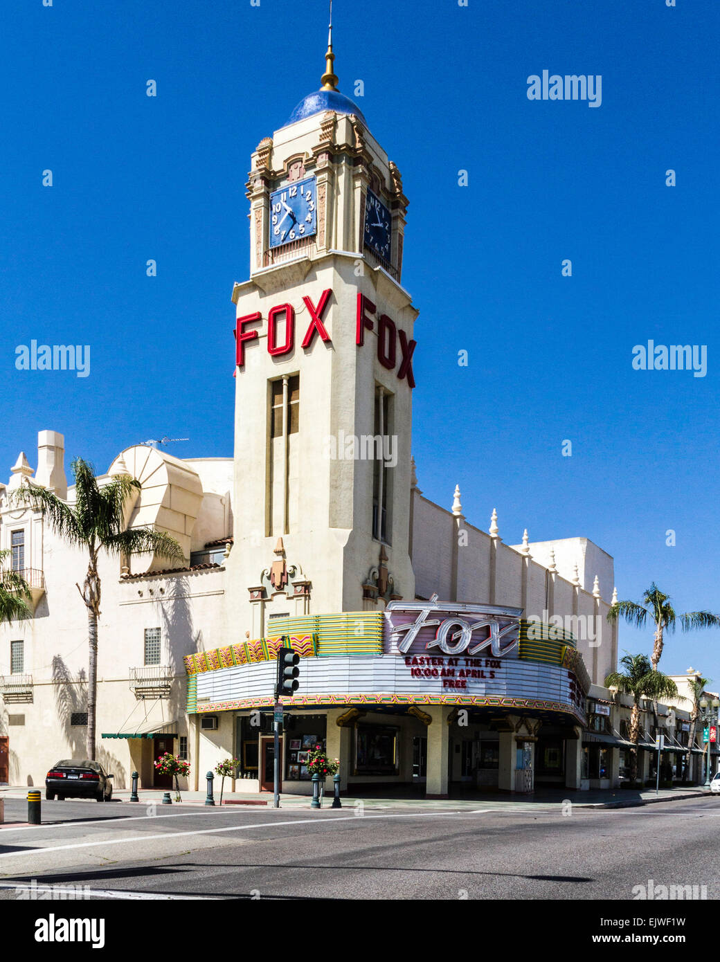 Il Fox Theatre nel centro di Bakersfield California che ha aperto il giorno di Natale 1930 Foto Stock