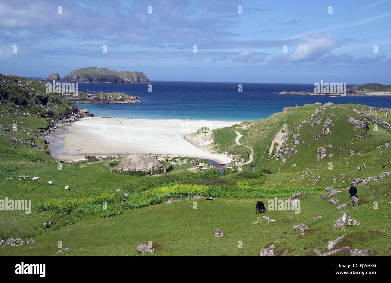 Bosta età del ferro casa grande bernera Foto Stock