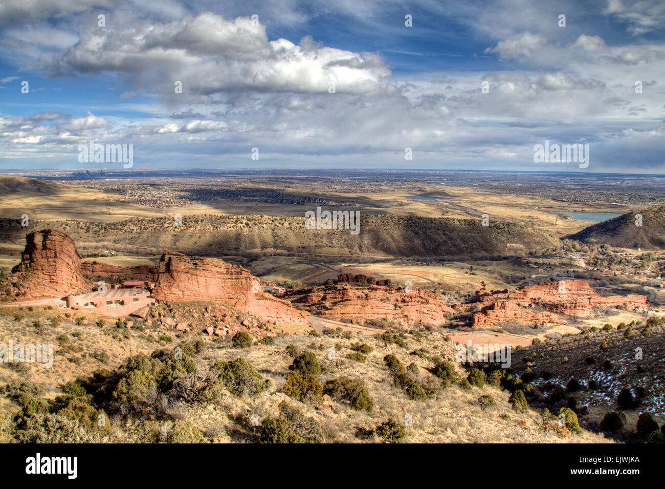 Red Rocks Parco & Anfiteatro Foto Stock