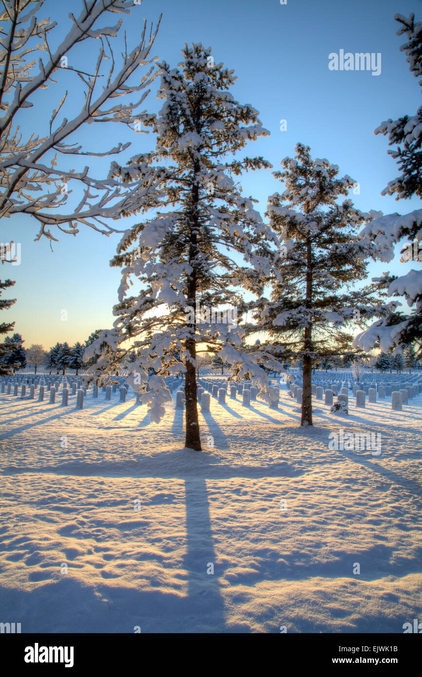 Fort Logan Cimitero Nazionale Foto Stock