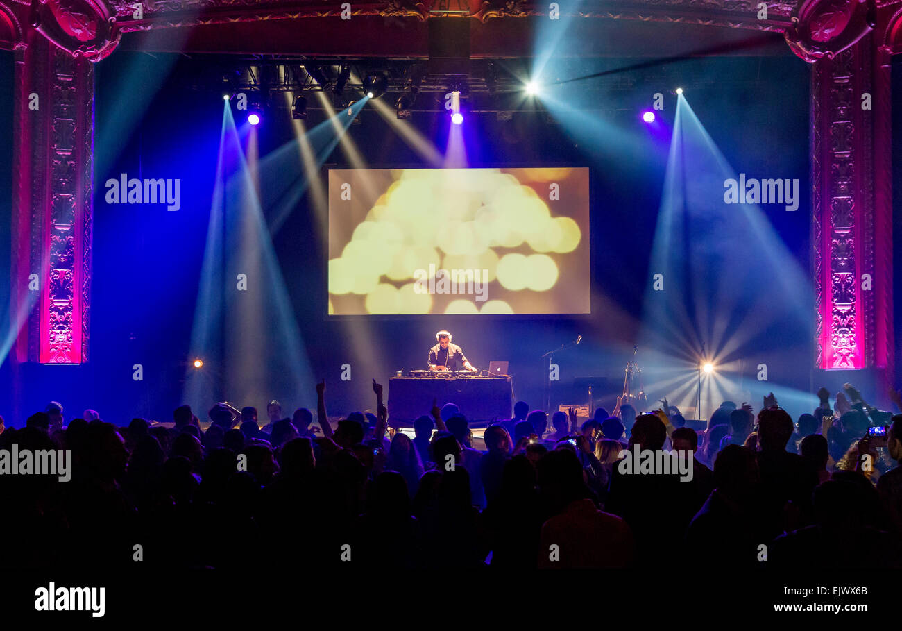 Festa di Capodanno a Montreal Foto Stock