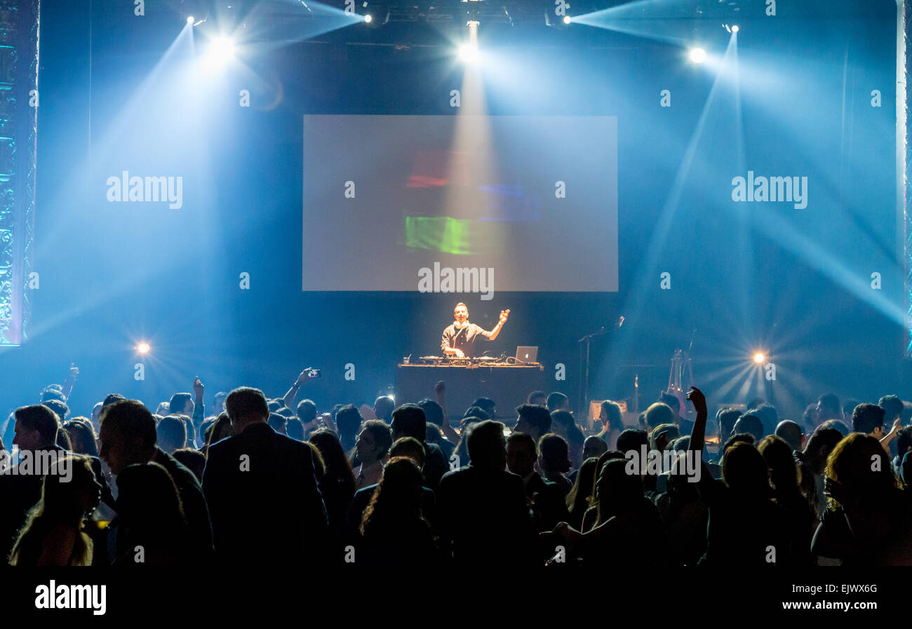 Festa di Capodanno a Montreal Foto Stock