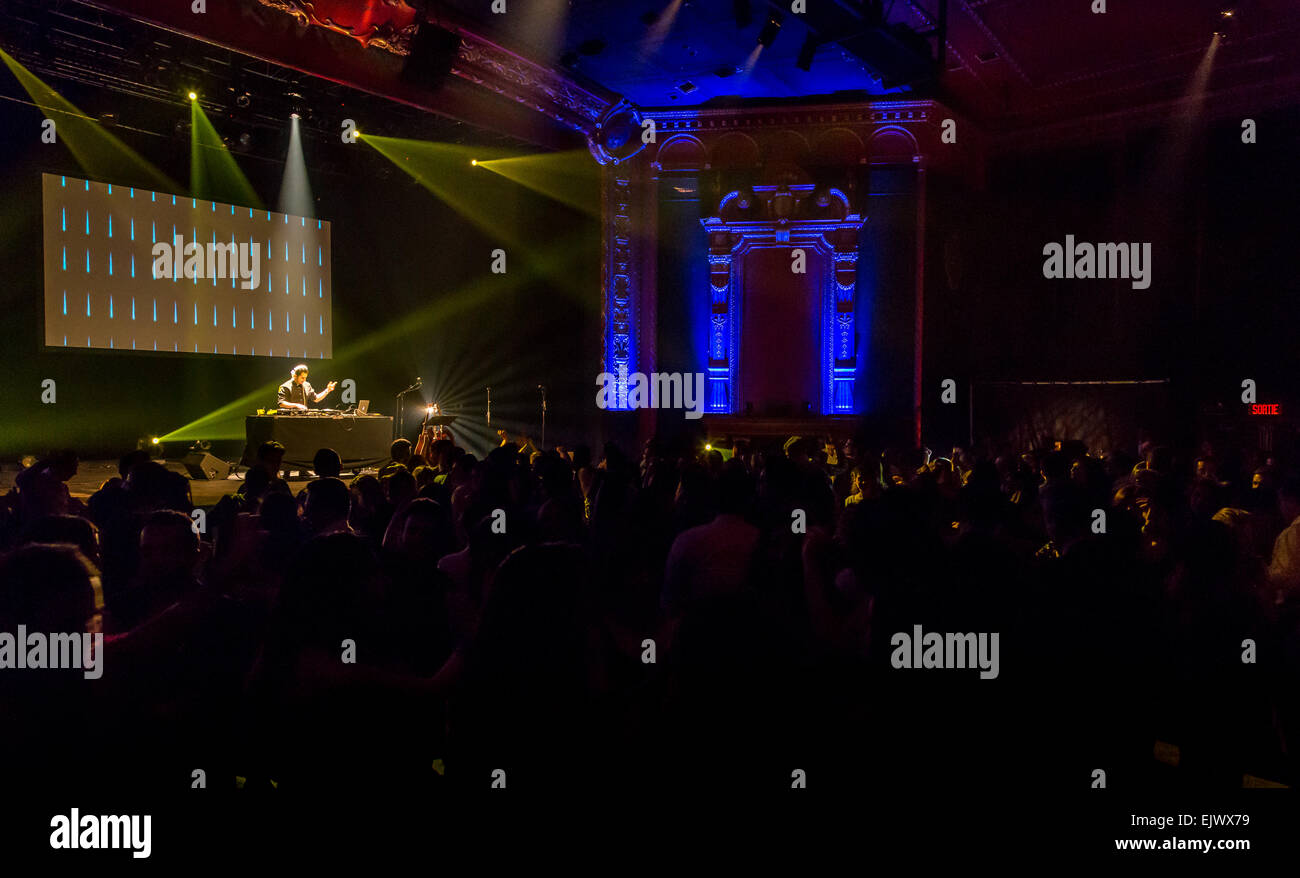 Festa di Capodanno a Montreal Foto Stock