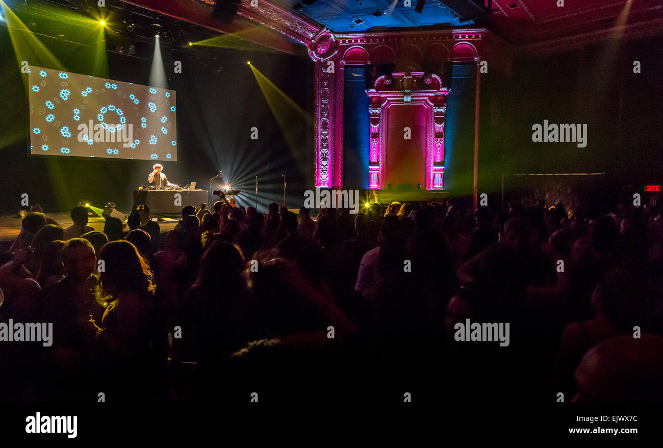 Festa di Capodanno a Montreal Foto Stock