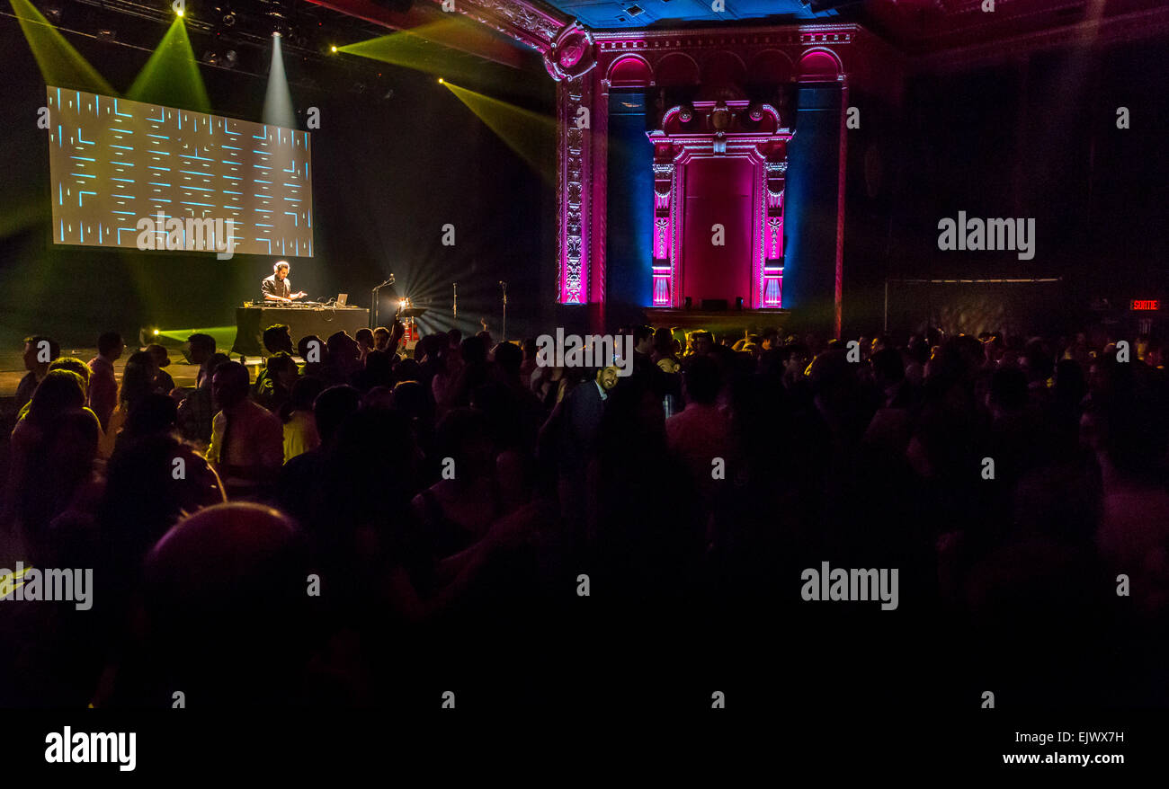 Festa di Capodanno a Montreal Foto Stock