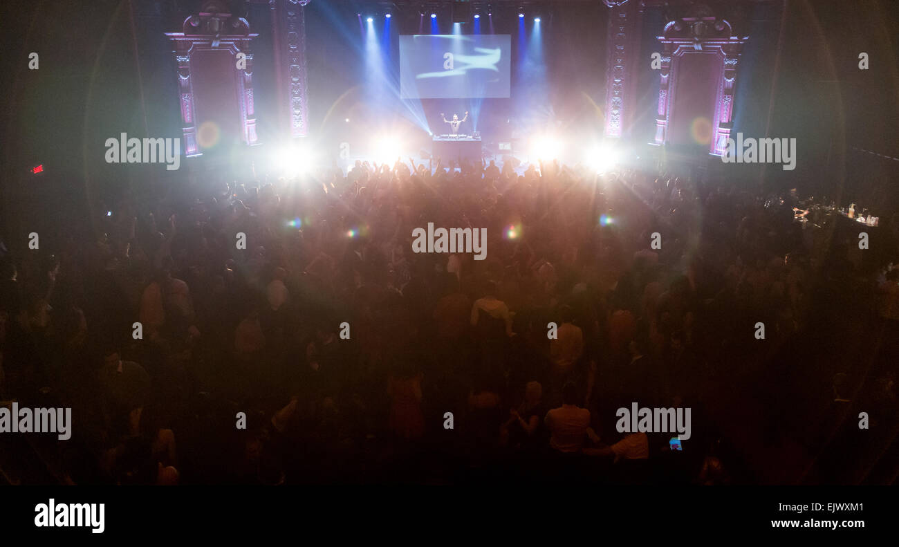 Festa di Capodanno a Montreal Foto Stock