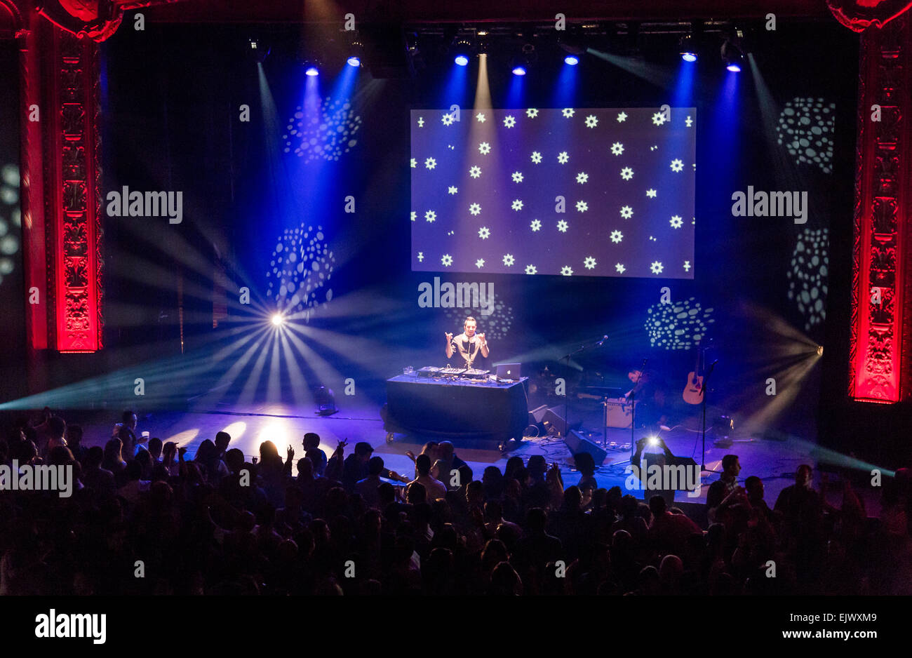 Festa di Capodanno a Montreal Foto Stock