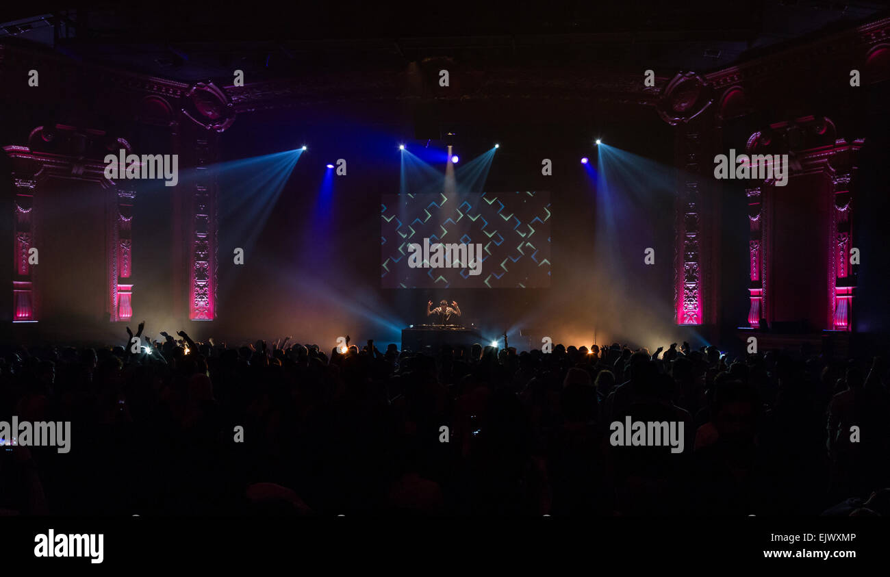 Festa di Capodanno a Montreal Foto Stock