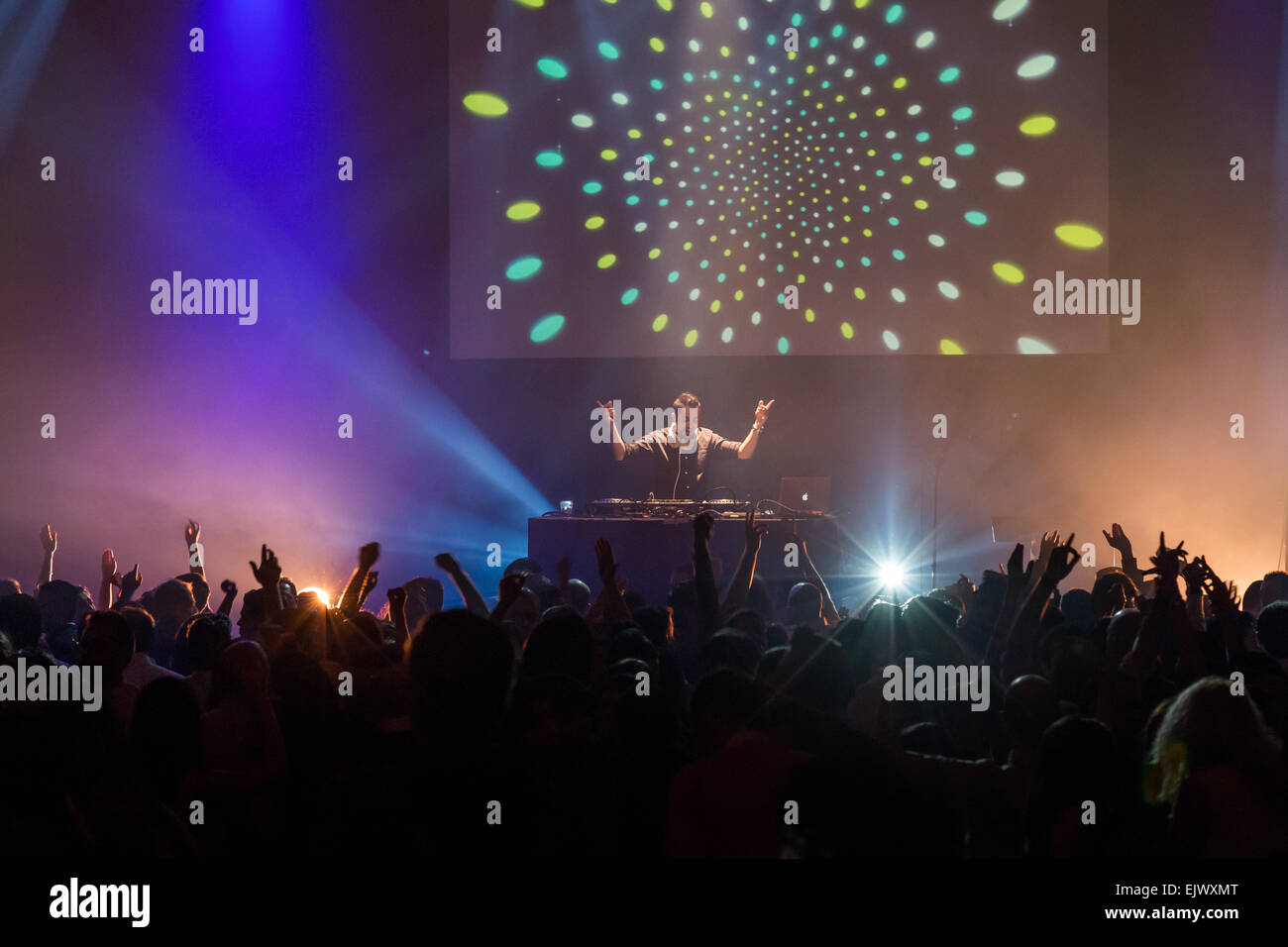 Festa di Capodanno a Montreal Foto Stock