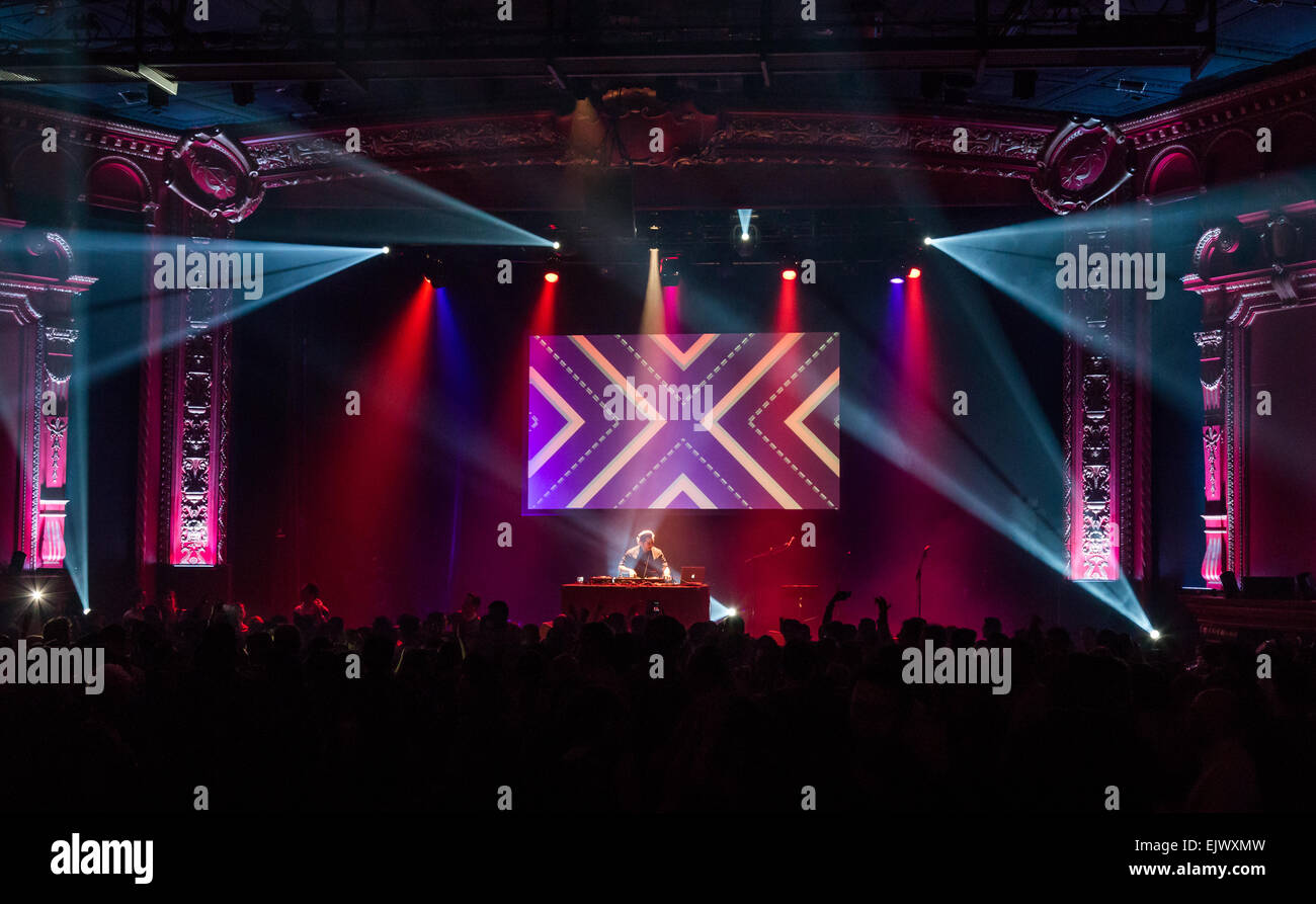 Festa di Capodanno a Montreal Foto Stock
