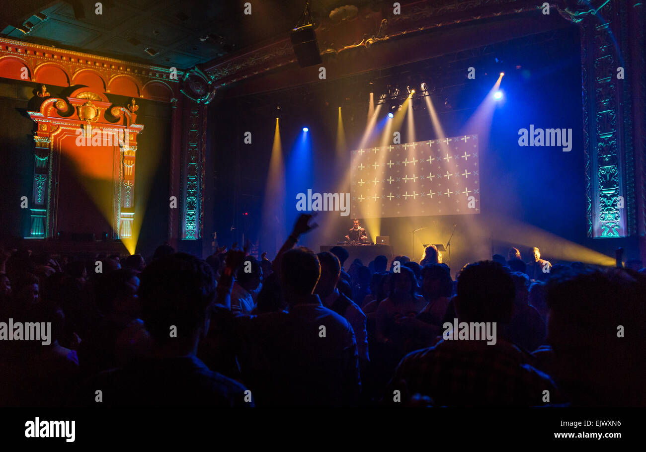 Festa di Capodanno a Montreal Foto Stock