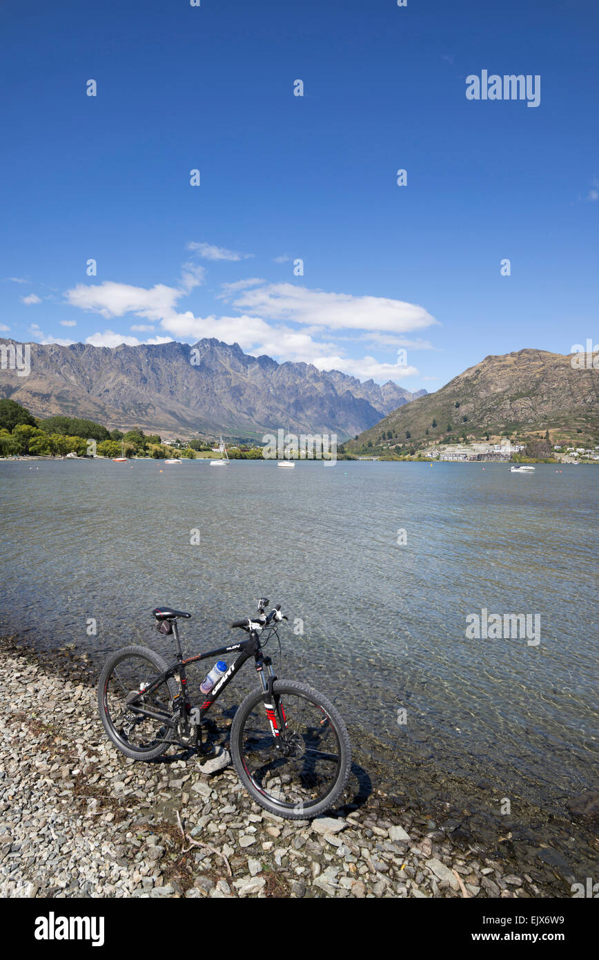 Bike Trail Nuova Zelanda Foto Stock