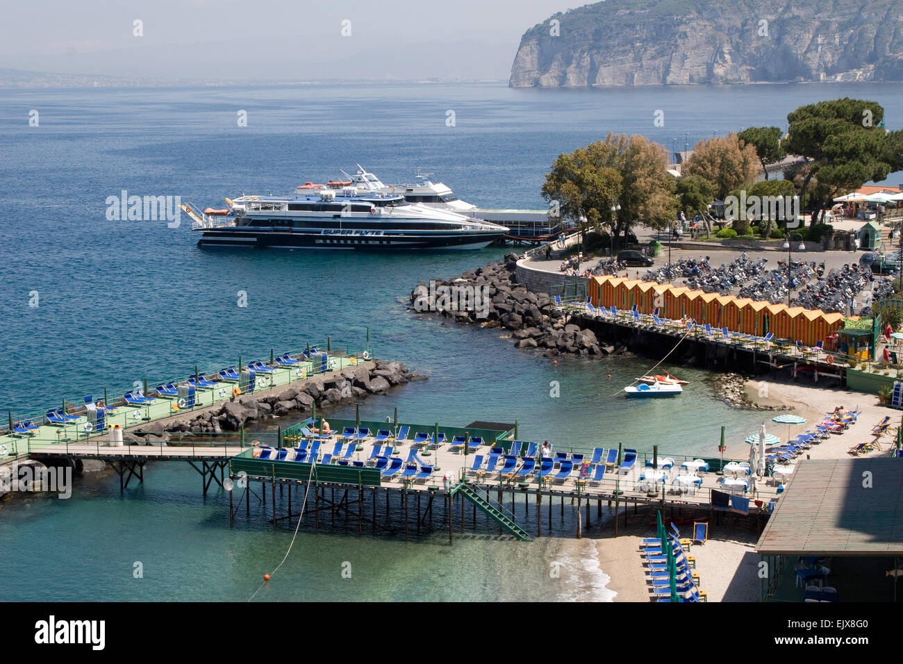 Sorrento porto Foto Stock