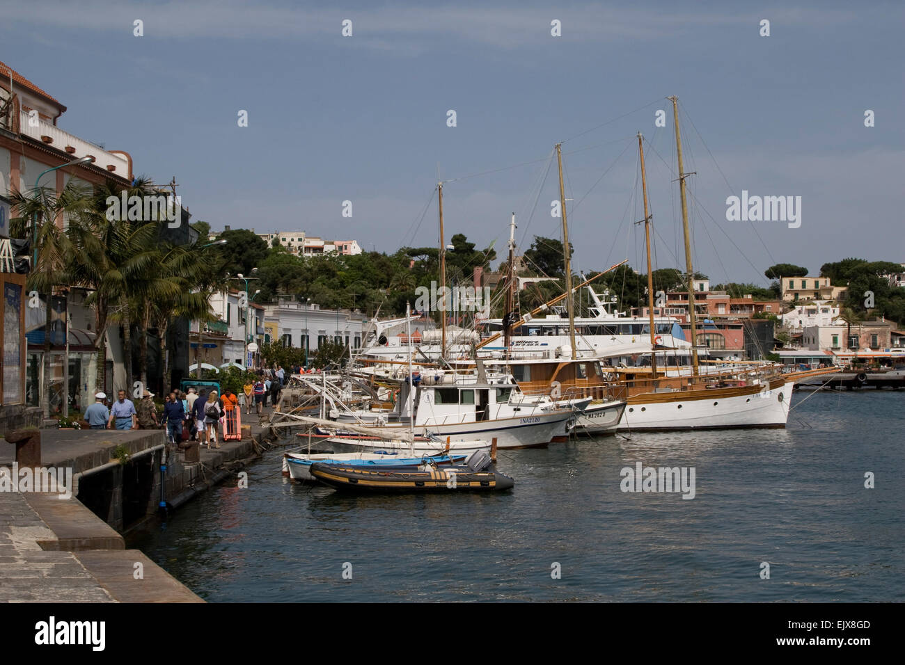 Porto di Ischia Foto Stock