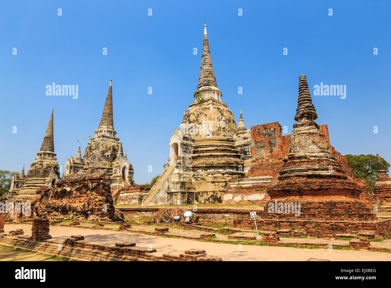 Al parco storico di Ayutthaya, Thailandia Foto Stock