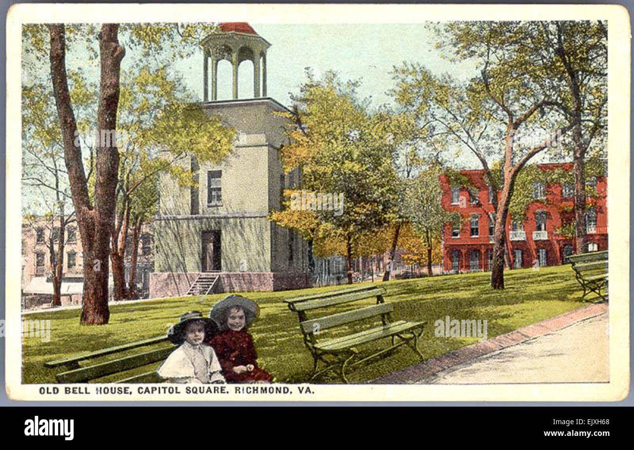 Old Bell House, Piazza del Campidoglio, Richmond, VA Foto Stock