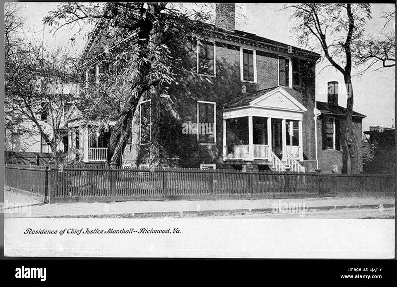 Residenza del Chief Justice Marshall, Richmond, VA Foto Stock