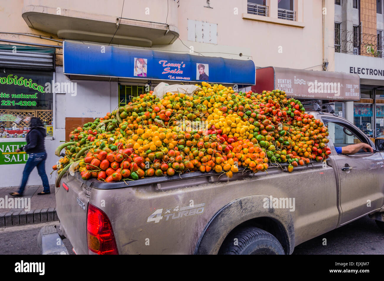 Costa Rica, 4RM, il trasporto di frutta Foto Stock