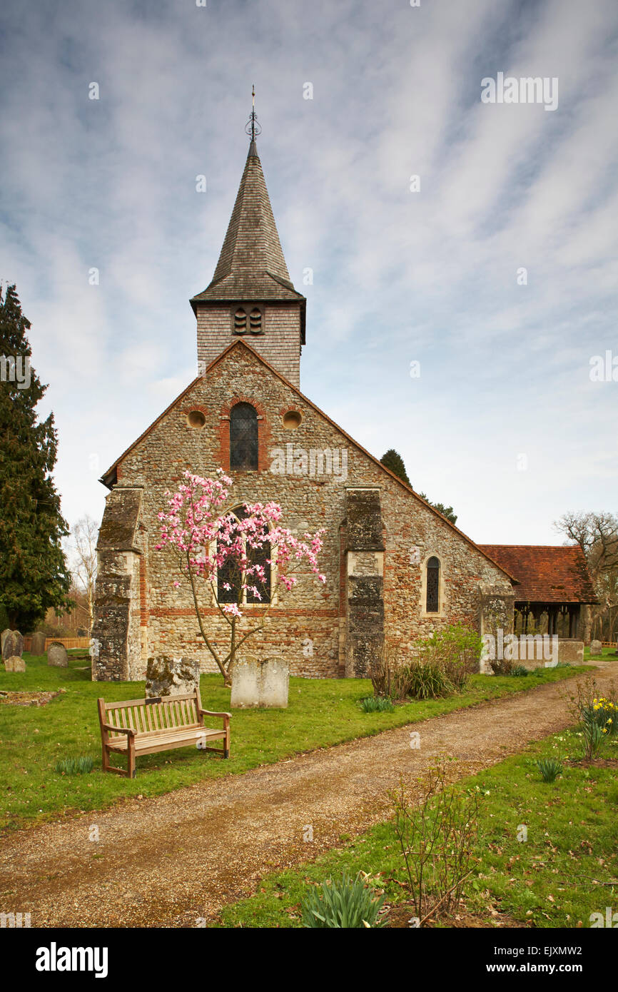 Gran Bretagna Inghilterra Essex Copford chiesa di San Michele e di tutti i Santi Foto Stock