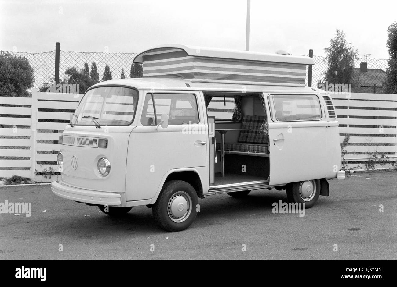 Volkswagen Devon Moonraker autocaravan. Agosto 1978 78-3944-002.Caption locale *** planman - - 03/02/2010 Foto Stock