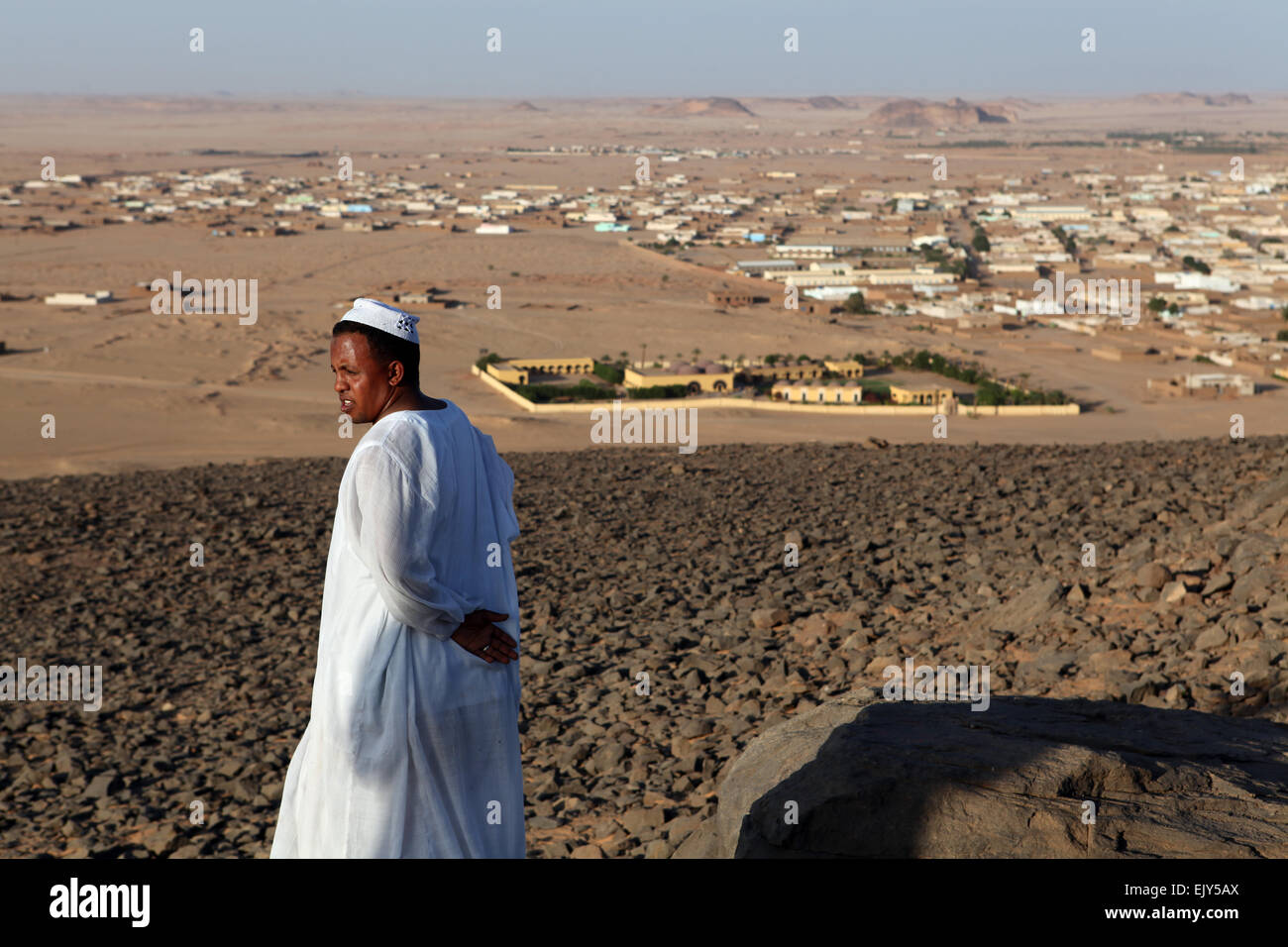 La regione di Sahel del Sudan. Foto Stock