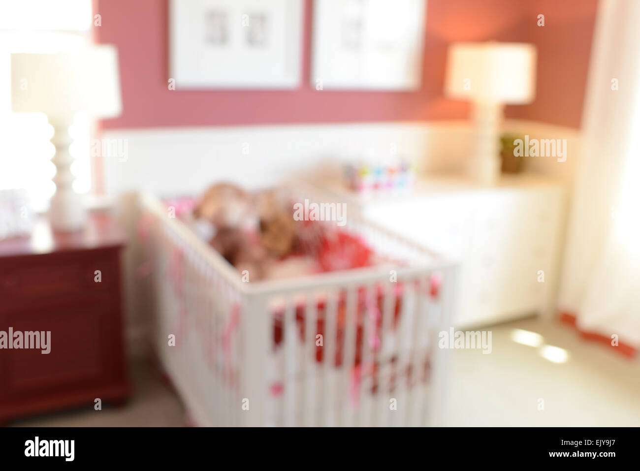 Blur Culla con retro Instagram filtro stile Foto Stock Blur Culla con retro Instagram filtro stile Foto Stock