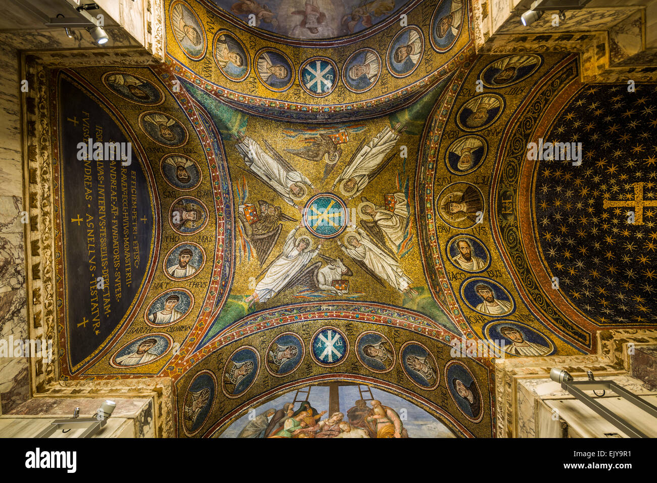 La Cappella Arcivescovile (o Cappella Arcivescovile), Ravenna, Italia Foto Stock