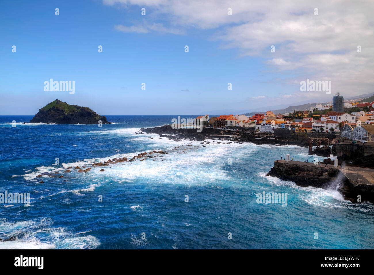 A Garachico, Tenerife, Isole Canarie, Spagna Foto Stock