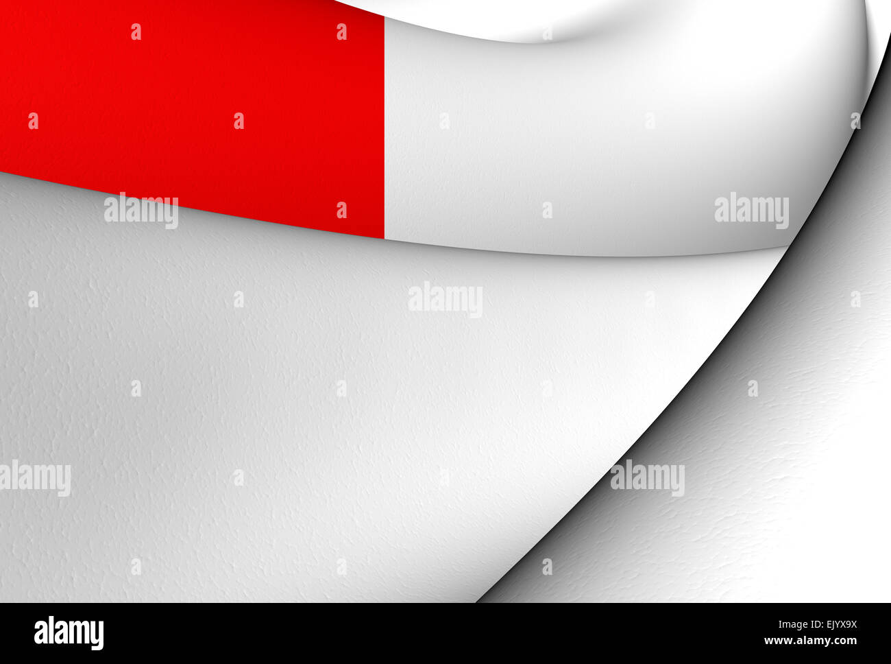 Bandiera di Bilbao, Spagna. Close up. Foto Stock