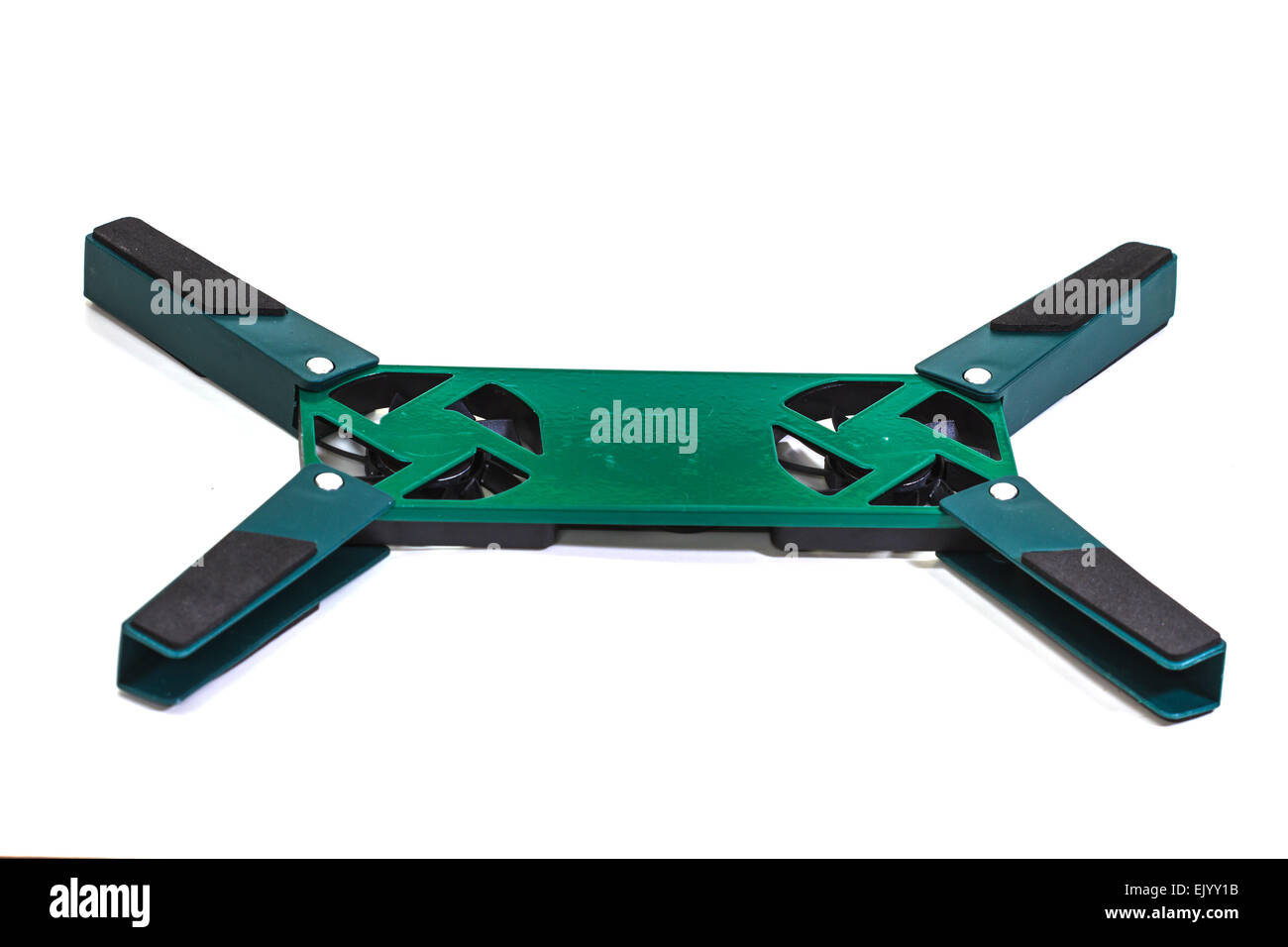 Computer ventola dello scambiatore di calore isolati su sfondo bianco Foto Stock