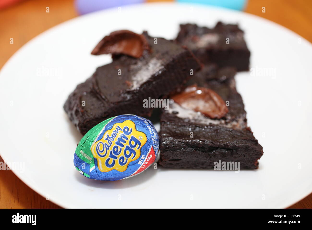 Cadbury crema brownie uovo Foto Stock