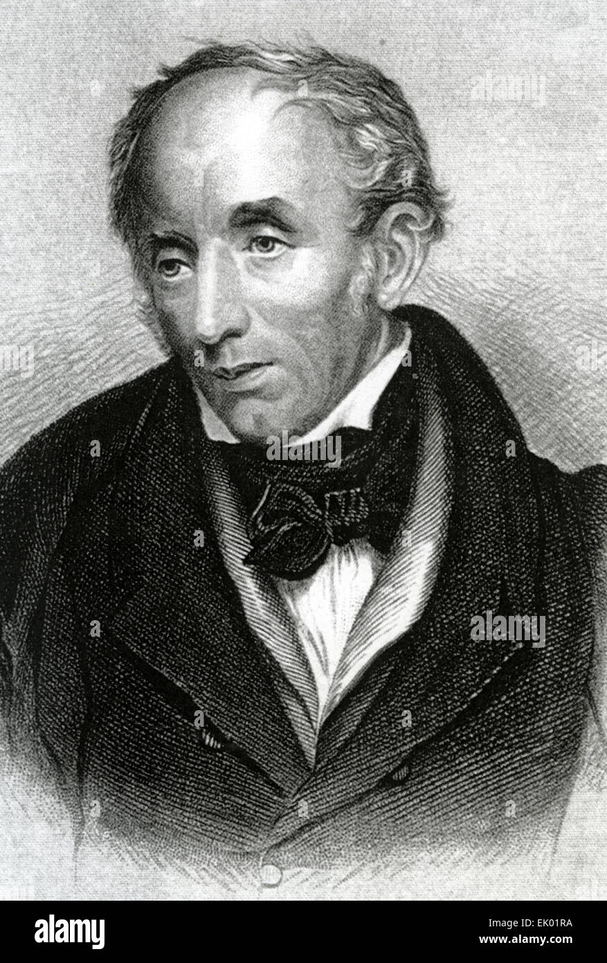 WILLIAM WORDSWORTH (1770-1850) poeta romantico inglese circa 1838 Foto Stock