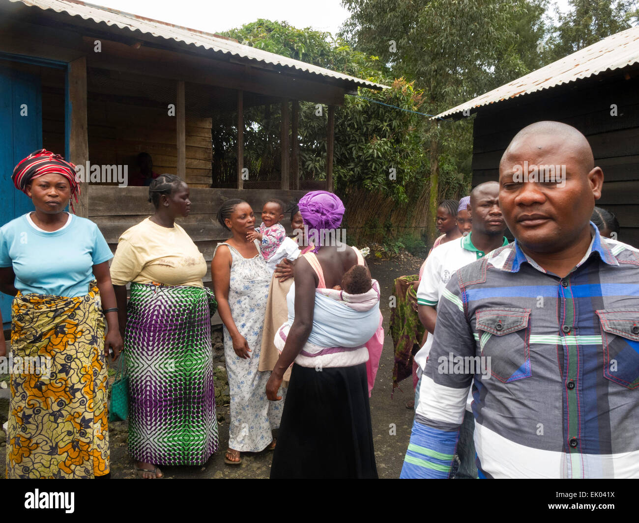 Adulto di congolesi di uomini e donne, Goma, nella Repubblica democratica del Congo ( RDC ), Africa Foto Stock