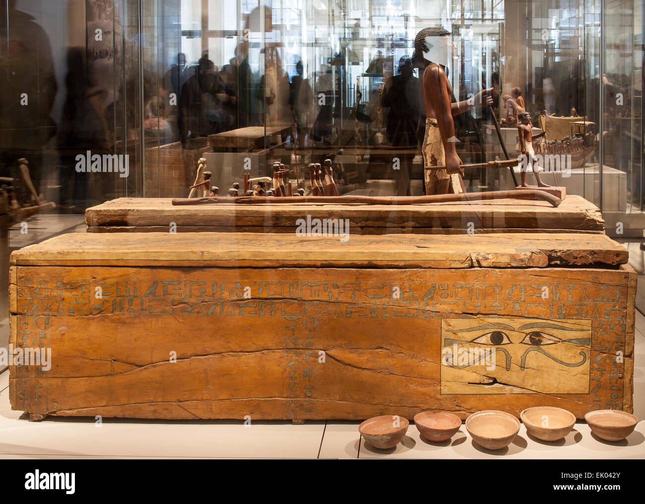 Italia Piemonte Torino Museo Egizio nuovo allestimento - Sala 4 - La tomba di Shemes (1980 - 1700 BC ) Foto Stock