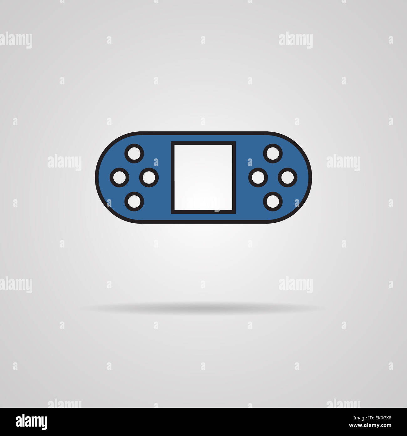 Illustrazione dei comandi di gioco, video giochi Foto Stock