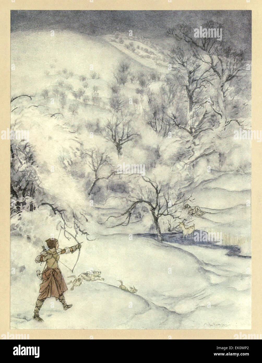 - Illustrazione di Arthur Rackham (1867-1939) da 'il romanticismo di Re ...